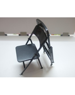 Custom 1/6 Scale Toy Folding Chair X2